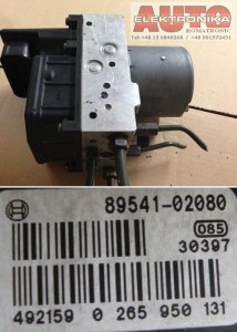 Pompa ABS ESP Toyota Corolla E12  0265225286 44540-02040 , 0265950131 89541-02080 / 0 265 225 286 , 0 265 950 131  , 8954102080 4454002040 / 44050-02100 , 44050-02110 , 44050-02111 , 44540-02040 ( 0265225287 0 265 225 287 )