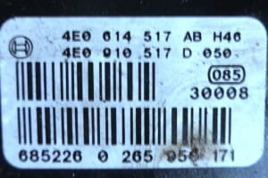 Pompa ABS ESP Audi A8 D3  4E0614517AB 0265225372 , 4E0910517D 0265950171 / 4E0 614 517 AB , 0 265 225 372 , 4E0 910 517 D , 0 265 950 171
