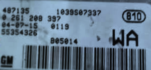 0261208397 WA 55354326 