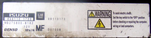 Sterownik Denso Isuzu Opel 1.7 CDTI 98113173 , MB2750800-8162 , MF